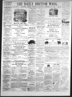 Daily British Whig (1850), 21 Feb 1866