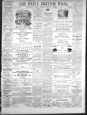 Daily British Whig (1850), 5 Mar 1866