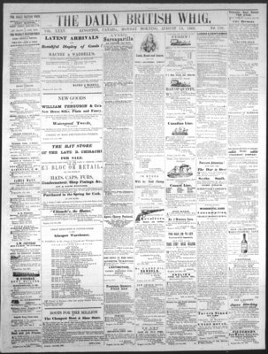 Daily British Whig (1850), 13 Aug 1866