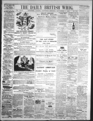 Daily British Whig (1850), 1 Sep 1866