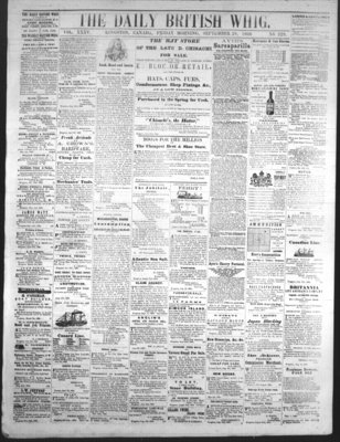 Daily British Whig (1850), 28 Sep 1866