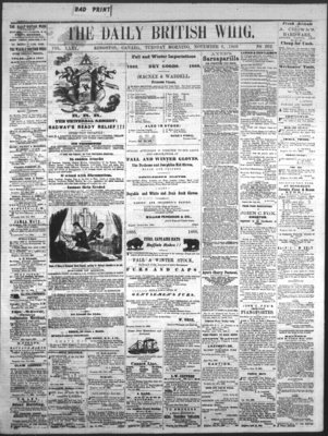 Daily British Whig (1850), 6 Nov 1866