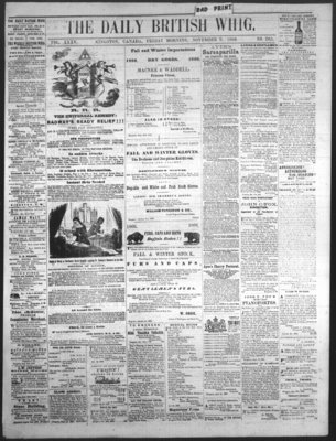 Daily British Whig (1850), 9 Nov 1866