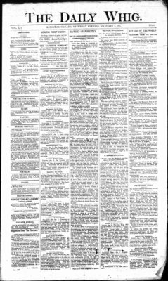 Daily British Whig (1850), 8 Jan 1887