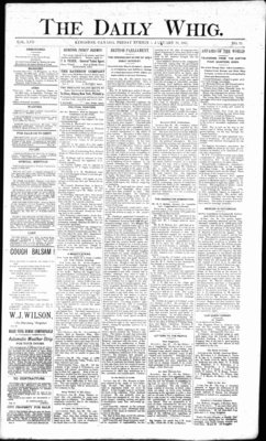 Daily British Whig (1850), 28 Jan 1887