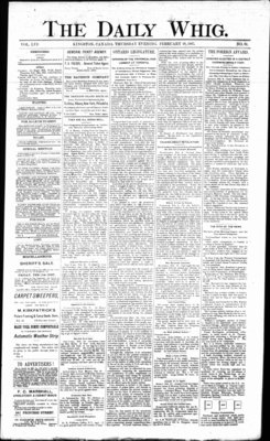 Daily British Whig (1850), 10 Feb 1887