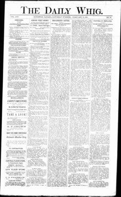 Daily British Whig (1850), 12 Feb 1887