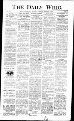 Daily British Whig (1850), 17 Feb 1887