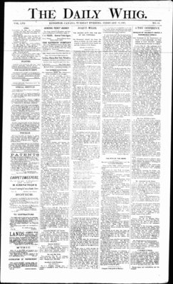 Daily British Whig (1850), 22 Feb 1887