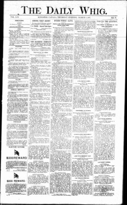 Daily British Whig (1850), 3 Mar 1887