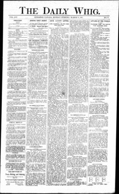 Daily British Whig (1850), 21 Mar 1887