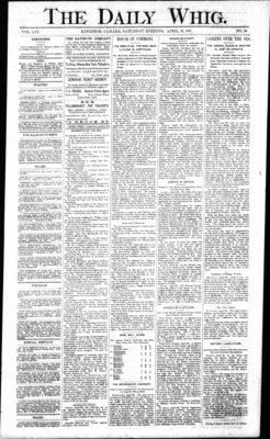 Daily British Whig (1850), 23 Apr 1887