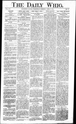 Daily British Whig (1850), 27 Apr 1887