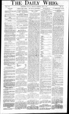 Daily British Whig (1850), 2 May 1887