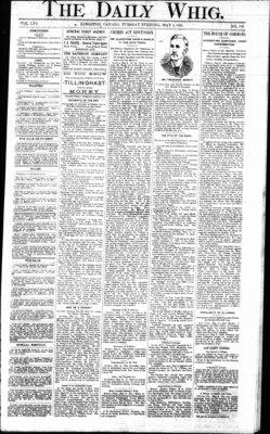 Daily British Whig (1850), 3 May 1887