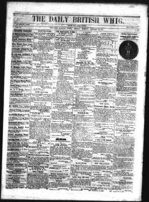 Daily British Whig (1850), 20 Jan 1851