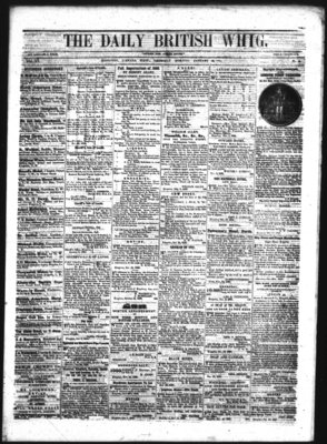 Daily British Whig (1850), 23 Jan 1851