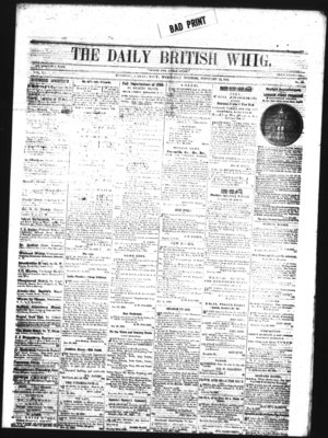 Daily British Whig (1850), 12 Feb 1851