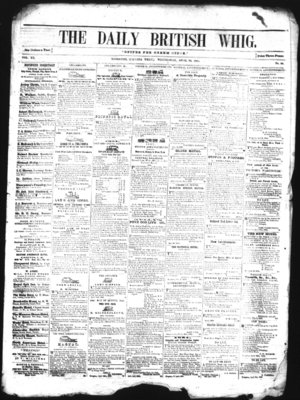 Daily British Whig (1850), 30 Apr 1851