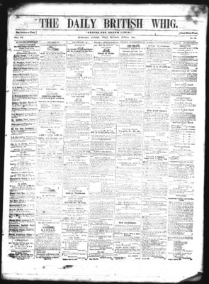 Daily British Whig (1850), 9 Jun 1851