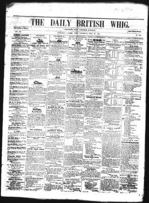 Daily British Whig (1850), 19 Jul 1851