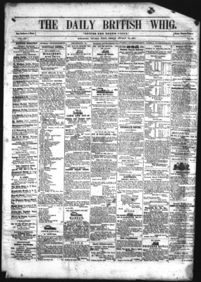 Daily British Whig (1850), 15 Aug 1851