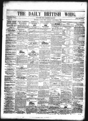 Daily British Whig (1850), 13 Sep 1851