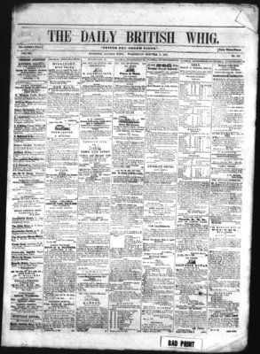 Daily British Whig (1850), 1 Oct 1851