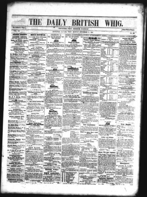 Daily British Whig (1850), 3 Nov 1851