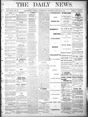 Kingston News (1868), 2 Jan 1878