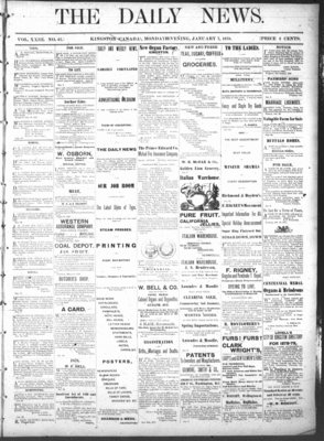 Kingston News (1868), 7 Jan 1878