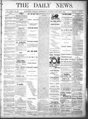 Kingston News (1868), 9 Jan 1878