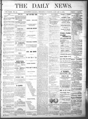 Kingston News (1868), 17 Jan 1878