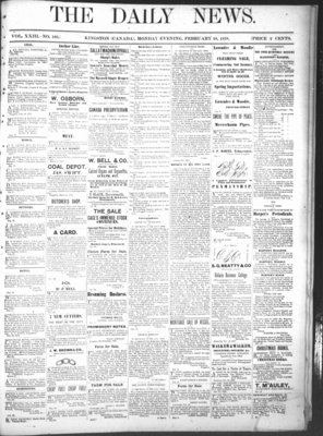 Kingston News (1868), 18 Feb 1878