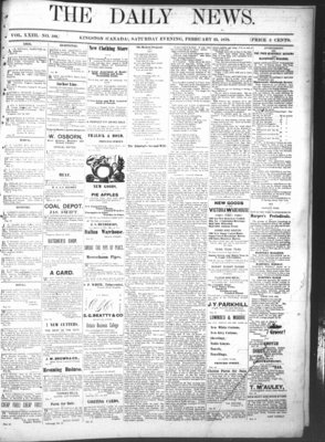 Kingston News (1868), 23 Feb 1878