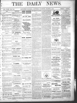 Kingston News (1868), 2 Mar 1878