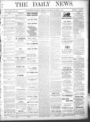 Kingston News (1868), 4 Mar 1878