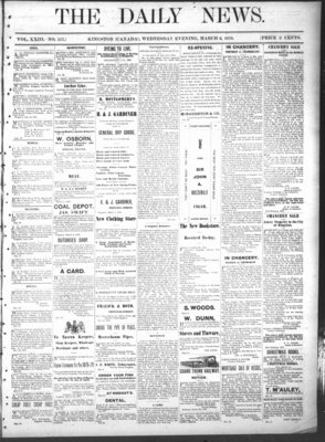 Kingston News (1868), 6 Mar 1878