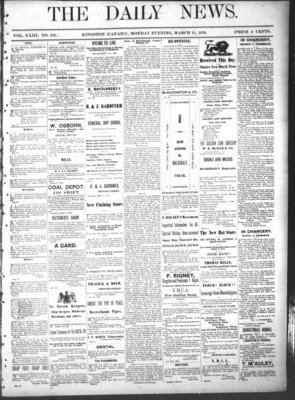 Kingston News (1868), 11 Mar 1878