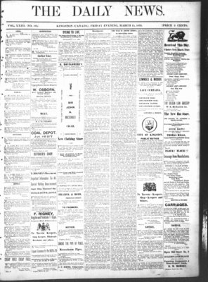 Kingston News (1868), 15 Mar 1878