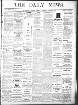 Kingston News (1868), 19 Mar 1878