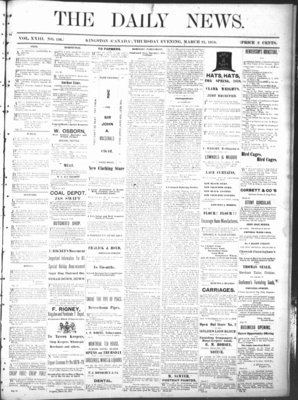 Kingston News (1868), 21 Mar 1878