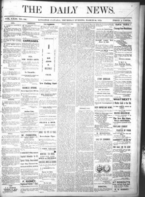 Kingston News (1868), 28 Mar 1878