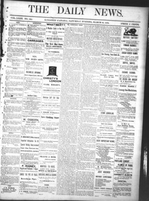 Kingston News (1868), 30 Mar 1878