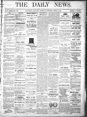 Kingston News (1868), 2 Apr 1878