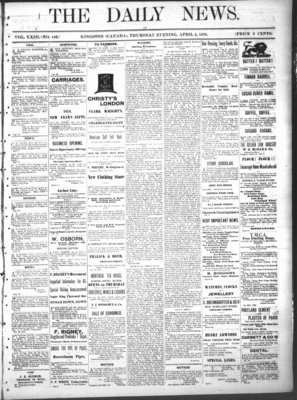 Kingston News (1868), 4 Apr 1878