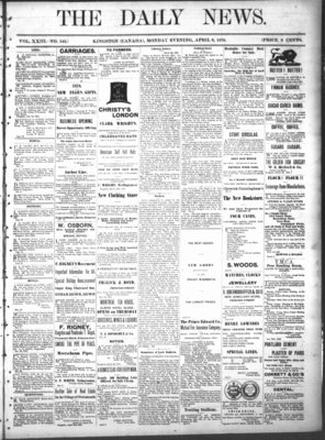 Kingston News (1868), 8 Apr 1878