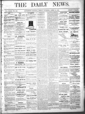 Kingston News (1868), 12 Apr 1878