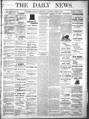 Kingston News (1868), 18 Apr 1878