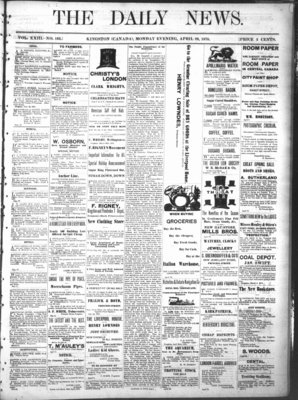 Kingston News (1868), 29 Apr 1878